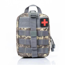 Підсумок-аптечка IFAK (Standard) Tear-Off піксель сірий швидкоскид MOLLE OXFORD/Нейлон 20x15x10 см